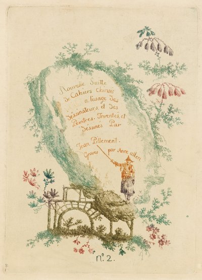 Title Page, Plate 1, from Nouvelle Suite de Cahiers Chinois à l